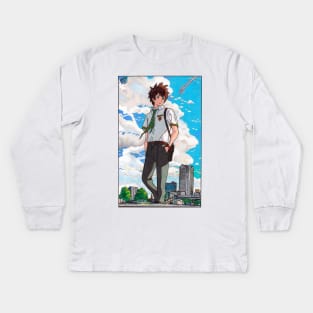 Taki Your Name - Kimi no na wa Kids Long Sleeve T-Shirt